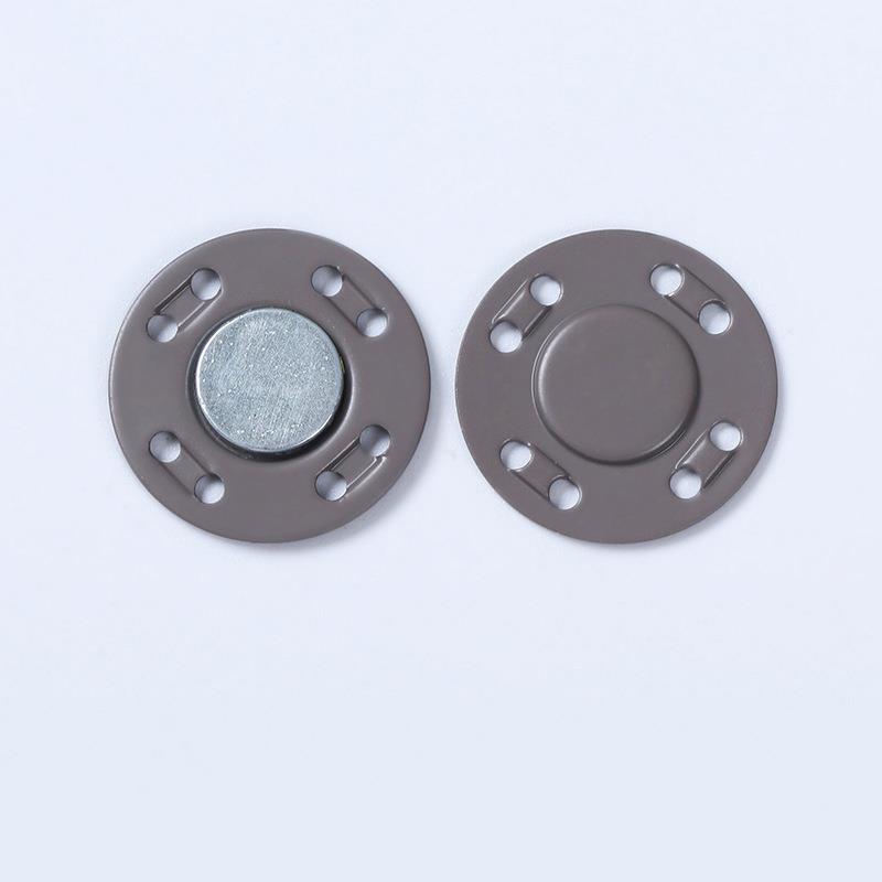 A pair Magnet Buttons Sewing Supplies Magnetic Clothing Invisible Magnet Buttons Metal Buttons Handmade DIY Clothing Decoration: 02 / 12.5mm