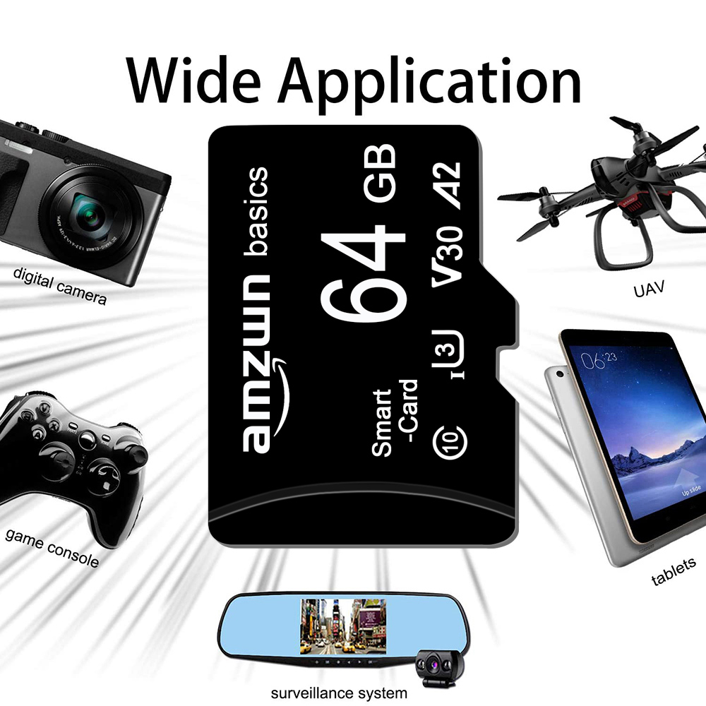 Original SD Card Memory Card Flash 64GB 32GB TF Card 128GB for Surveillance Video MP3 MP4 Mobile Phone