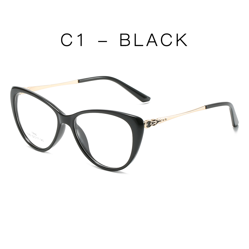 Hotochki Blue Light Blocking Women Glasses Frame UV400 Prescription Female Eyeglasses Eyewear Blue Ray Spectacles: C1