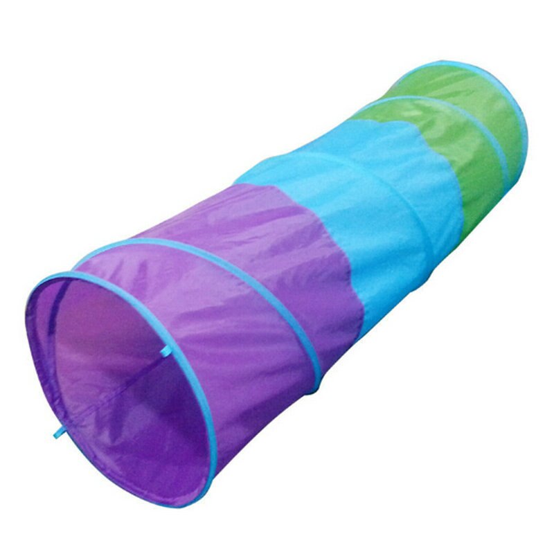 Kid Speelgoed Kruipen Tunnel Tent Kinderen Outdoor Indoor Speelgoed Buis Drie Kleur Baby Draagbare Vouwen Kruipen Tent Beste