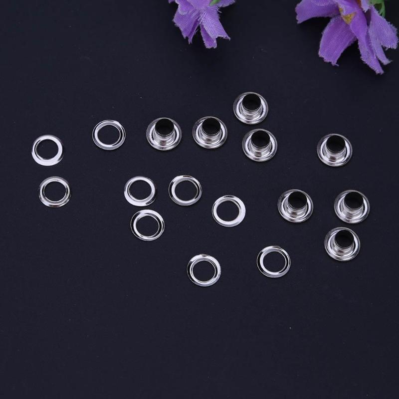 100Pcs Clothes Shoes Scrapbook Eyelets Round Inner Hole 4/5/6/8mm Metal eyelets For Scrapbooking Garment Eyelets Apparel