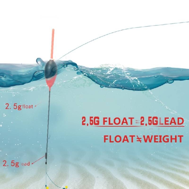 Oloey 10 st karpfiske flottar sjö float bubbla skum float set boj bobber stick för fiskutrustning vertikal 2.5g