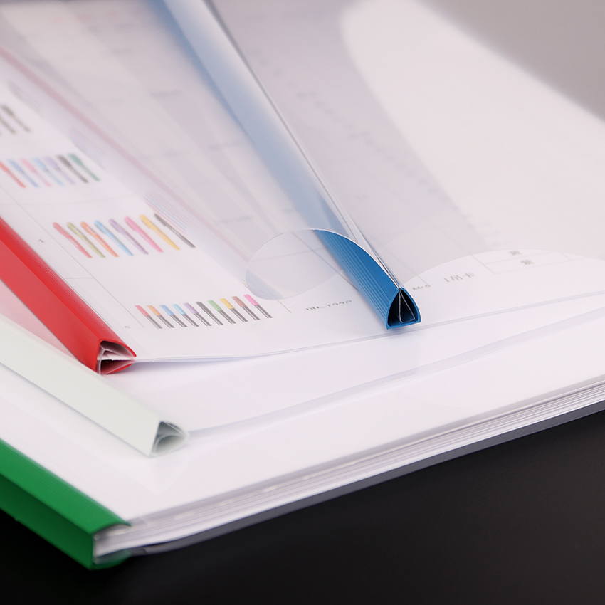 1PC PVC Thicken A4 File Folder Transparent Plastic Report Cover Document Filing Folder Stationery Office School Supplies