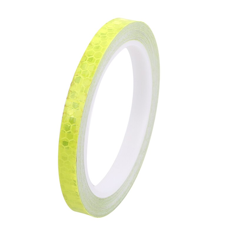 8mx1cm Bike Reflective Stickers Cycling Fluorescent Reflective Tape MTB Bicycle Adhesive Tape Safety Decor Sticker Accessories