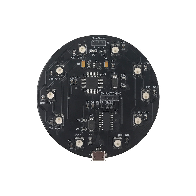 Modules de formation de Relaxation du capteur de fréquence cardiaque moniteur de méditation surveillance HRV avec capteur de pouls pour le développement d'arduino