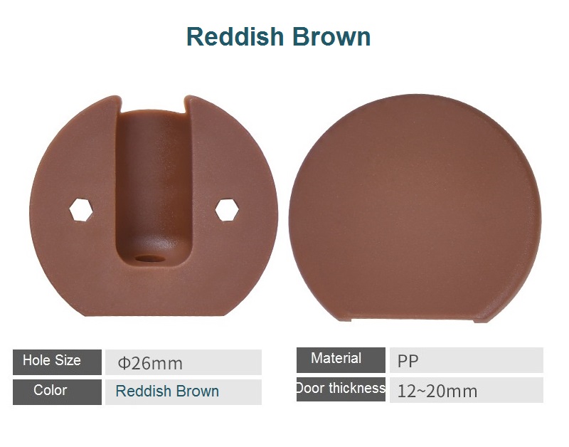 Desk Wire Hole Cover Base Computer Table Connector Grommet Cable Outlet Port Line Box Furniture Hardware, PP, Black/Brown/White: Brown / 5pcs