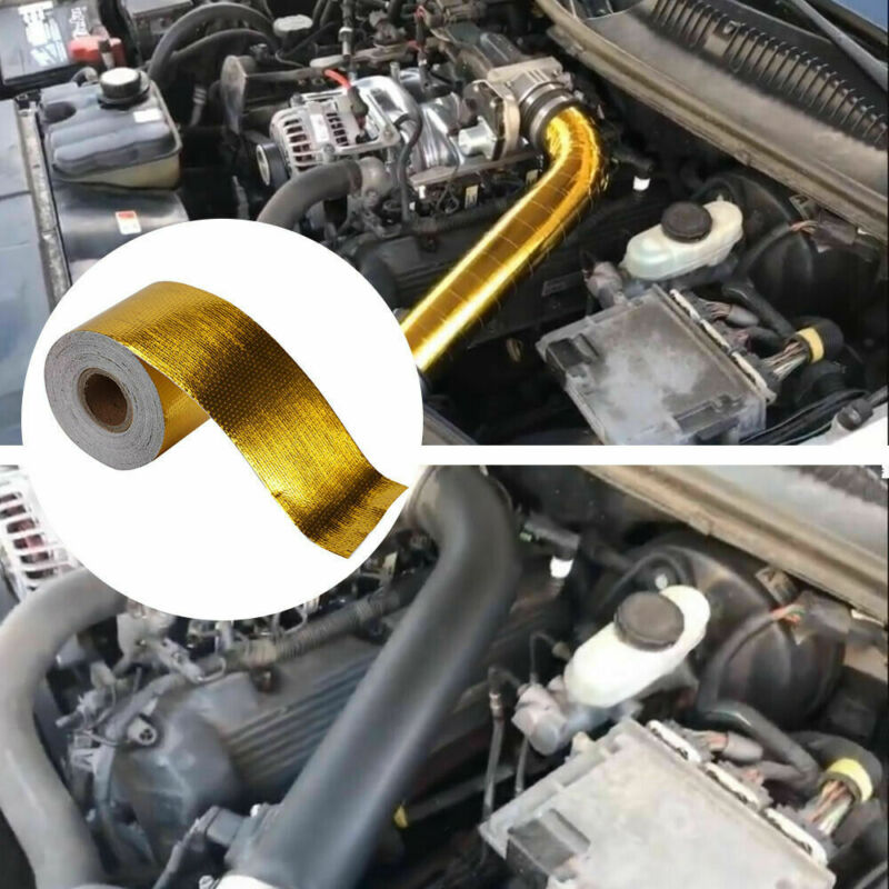 2*15 Roll Self Adhesive Reflective High Temperature Heat Shield Wrap Tape