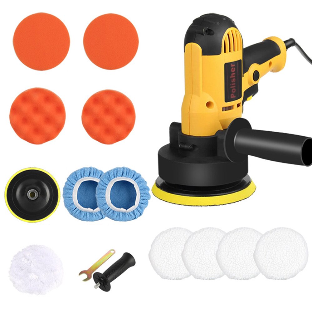 700W 600-3700rmp Car Polisher Electric Car Polishing Machine Waxing Machine Automobile Polishing Power Tool for Furniture Floor: EU