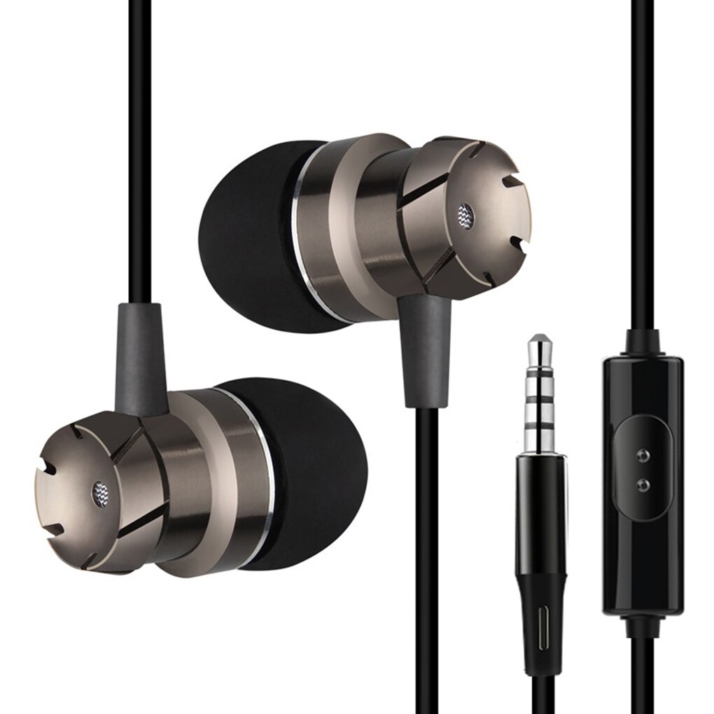 3.5Mm Poort In-Ear Super Bass Line Controle Oortelefoon Telefoon MP3 Computer Laptop Hoofdtelefoon Microfoon Wired Headset: NO.4