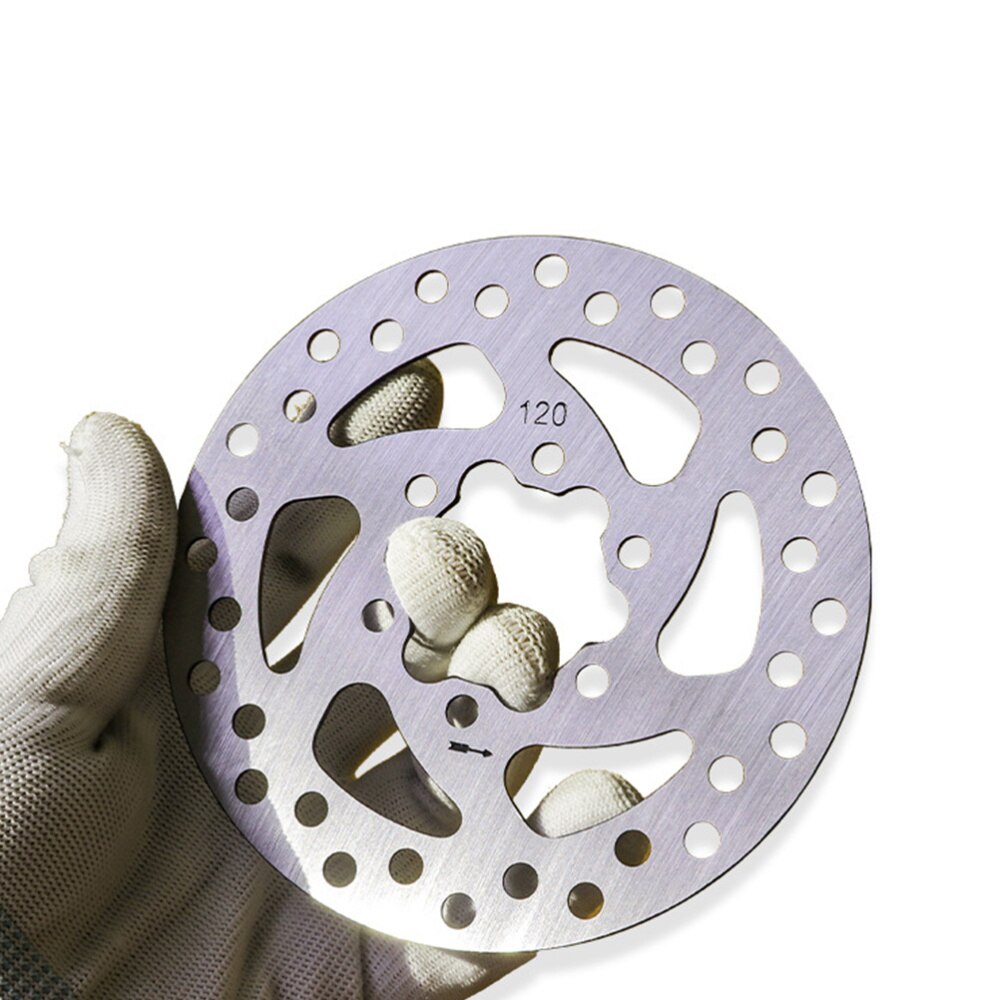 1pc Universal 120mm Brake Disc Universal Stainless Steel Brake Disc Brake Replacement Disc for Small Specification Vehicle
