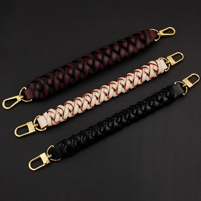 Emmer Zak Dikke Polsband Weave Handtas Riem Schouder Verwijderbare Tas Accessoires Weave Korte Tas Riem