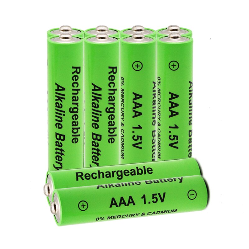 Batería alcalina AAA 2100mah 1,5 V, batería recargable AAA para mando a distancia, batería de juguete ligera,