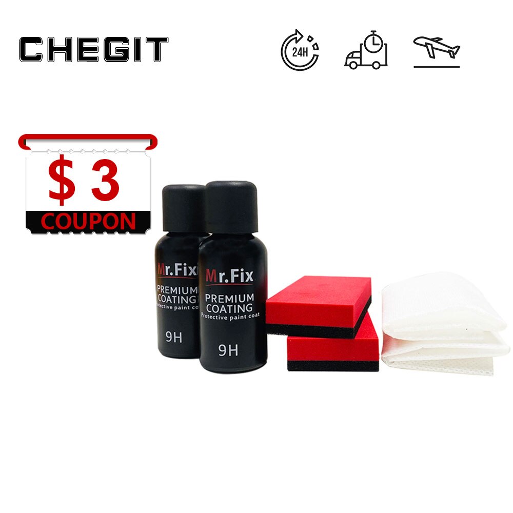 2 pezzi di vetro liquido per auto rivestimento automatico in ceramica impermeabile Nano ceramica auto vernice cura liquido antigraffio super idrofobo