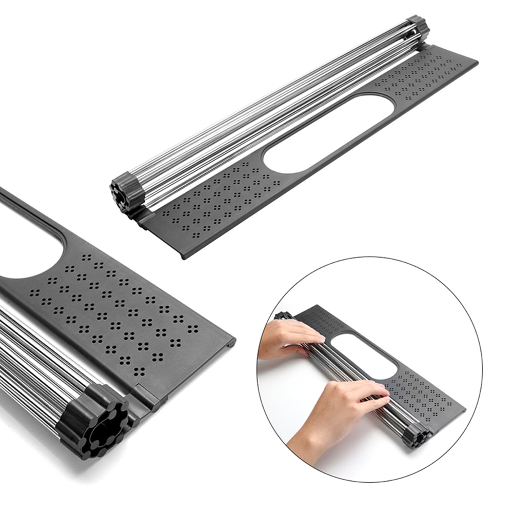 Stainless Steel Dish Drying Rack Over The Sink Rol... – Vicedeal