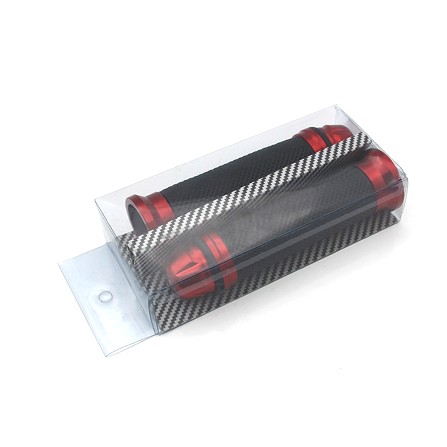 1 paio manubrio moto rosso per manubrio moto ATV manopole leve manubrio parti di attrezzature moto