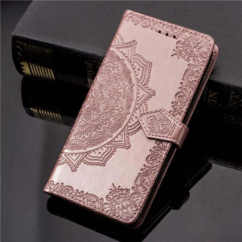 Fall Für Samsung Galaxy M21 Fall Leder Brieftasche Flip Fall Holster Telefon Shell Fall Für Samsung M21 Fall Funda Abdeckung capa Hoesje: Pink