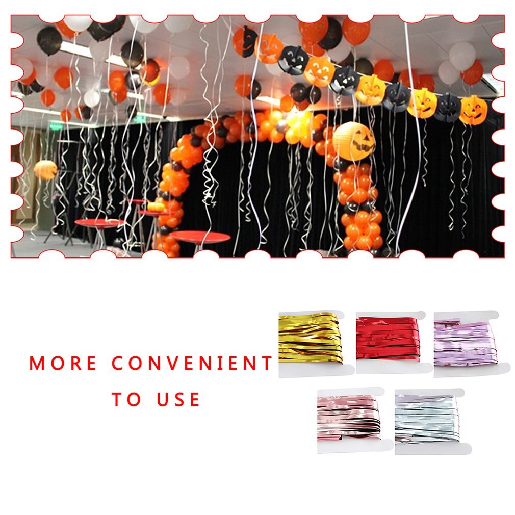 Party Backdrop Curtain Metallic Foil Fringe Shimmer Backdrop Birthday Wedding Party Wall Decoration Photo