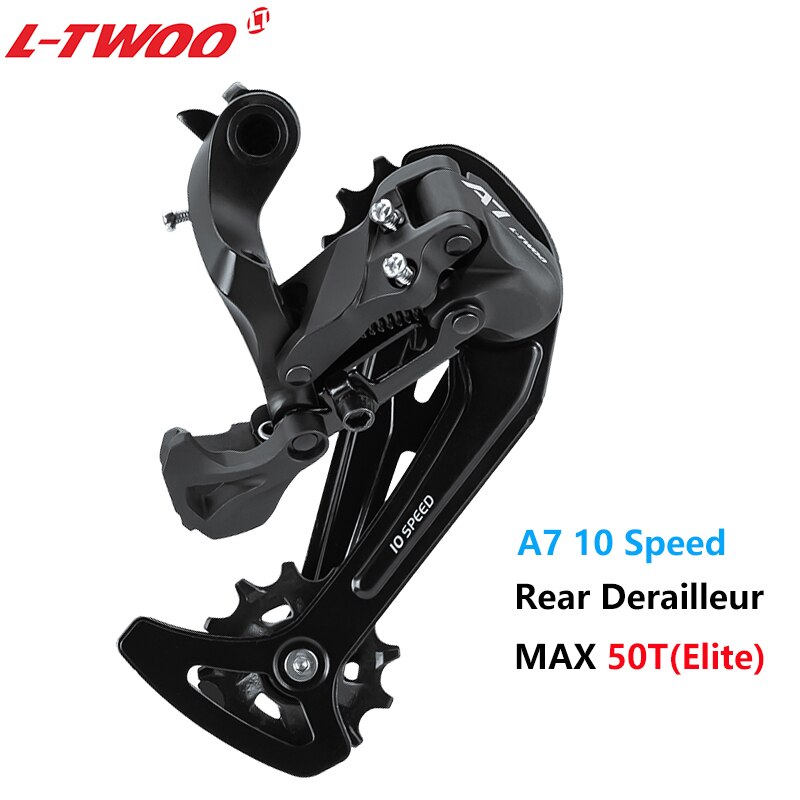 LTWOO A7 1x10 Groupset Trigger Shifter Lever+Rear Derailleur MTB Bike 10-Speed Cassette Sprockets 42T 46T 50T for SRAM SHIMANO: A7 10S SGS RD