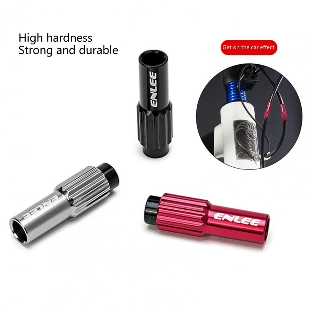 Inline Cable Adjuster Stainless Steel Inline Cable Adapter Bike Parts Compact Useful Bike Line Regulator Housing Cap