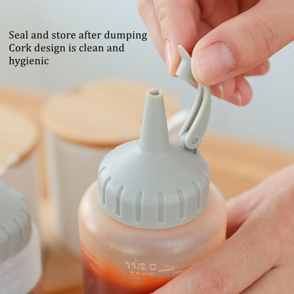 Condiment Squeeze Bottle Sauce Squeeze Squirt Bottle For Oil Ketchup Griddle Sauce Catsup Pancake Kicthen Tools Accessories