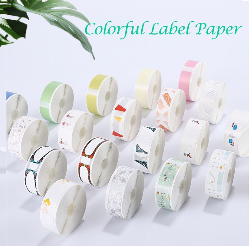 D11 Etikett Drucker Aufkleber Bunte Papier Wasserdicht Anti-Öl Reißfest Preis Etikett kratzen-Beständig Etikett Papier rolle