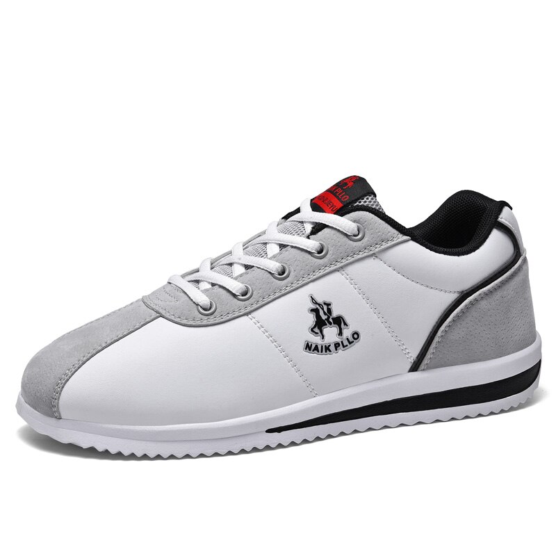 Men's Golf Shoes Blue and White Brand Men's Coach Sports Walking Shoes Lightweight and Comfortable Golf Sneakers: bai se 753 / 8
