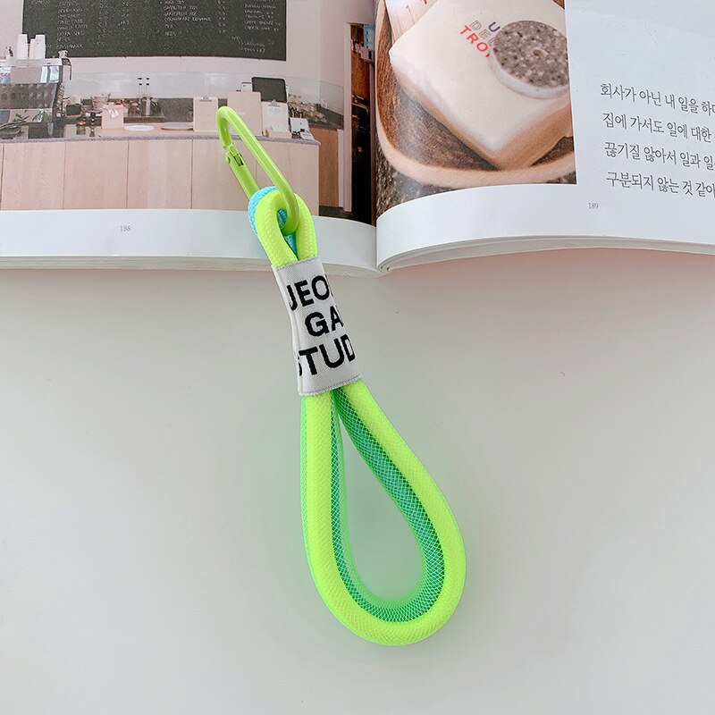 Fluoreszierende geflochtene Schlüsselband Universal- keychain Schlüsselband für schlüssel kurze Lanyards ornamente für taschen seil anhänger telefon charme: A04