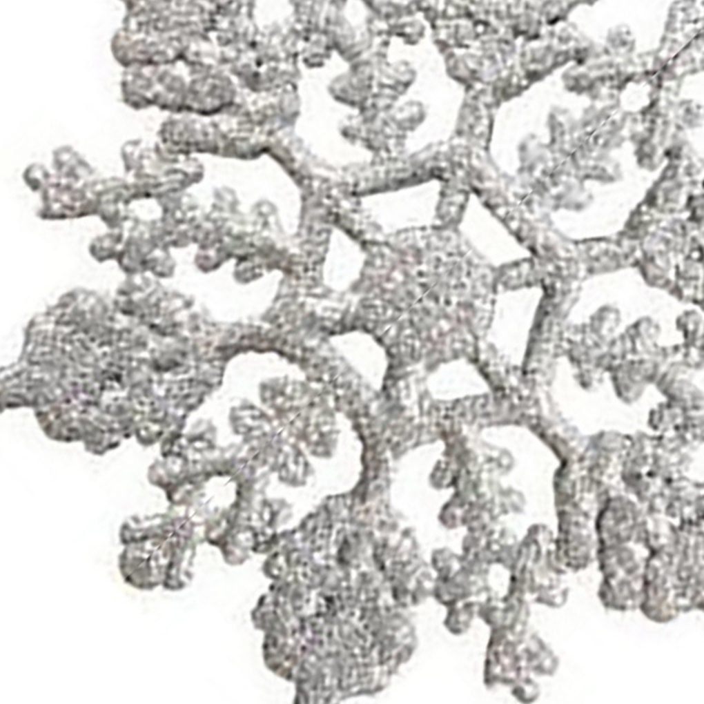 12 Stuks Plastic Kerst Xmas Sneeuwvlok Ornamenten Tiny Sparkling Sequin Glitter Sneeuw Op String Wedding Decor