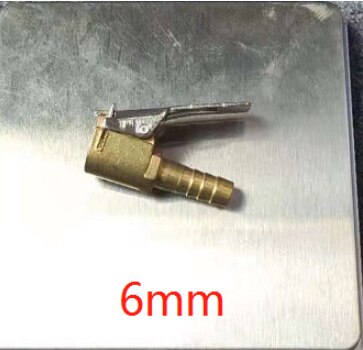 Válvula de carga para neumático de bicicleta, herramientas generales de latón de 8mm, 1 Uds.: 6mm