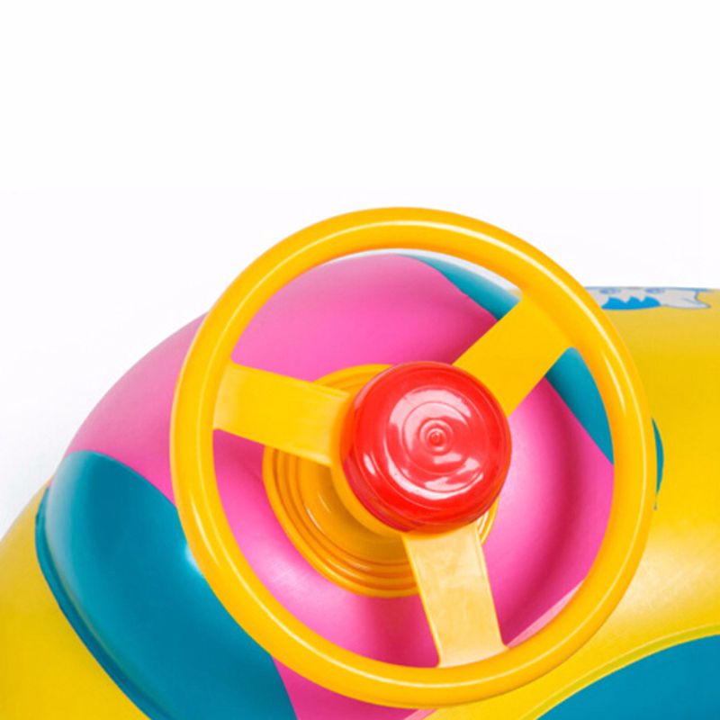 ab Sicherheit Baby Art Säuglings Schwimmen schweben Aufblasbare Verstellbare Sonnenschutz Sitz Stiefel Ring Schwimmen Schwimmbad aufblasbare spielzeug Strand