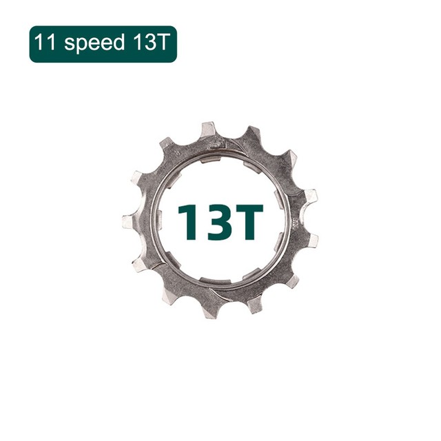 SUNSHINE Cassette Bicycle Ratchet Cog 11 12 13T Sprocket 12 8 9 11 Speed Pinion Bike 10v Cogset Single Speed Freewheel Adapter:  Light Yellow