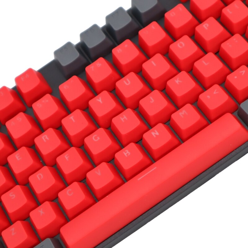 Teclas de ABS de perfil para teclado, juego de teclas retroiluminadas para teclados de juegos mecánicos, 104 piezas