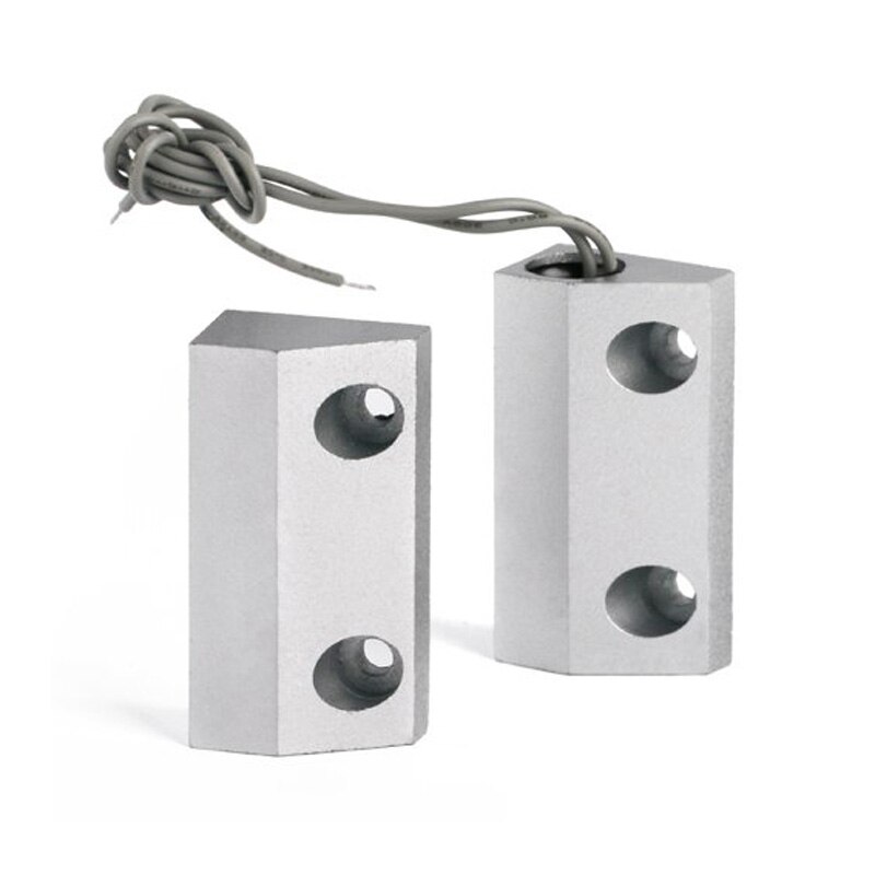 Sistema de alarma de puerta de garaje, persiana enrollable de contacto, sin NC 12VDC, interruptor de láminas magnético para cerradura de puerta