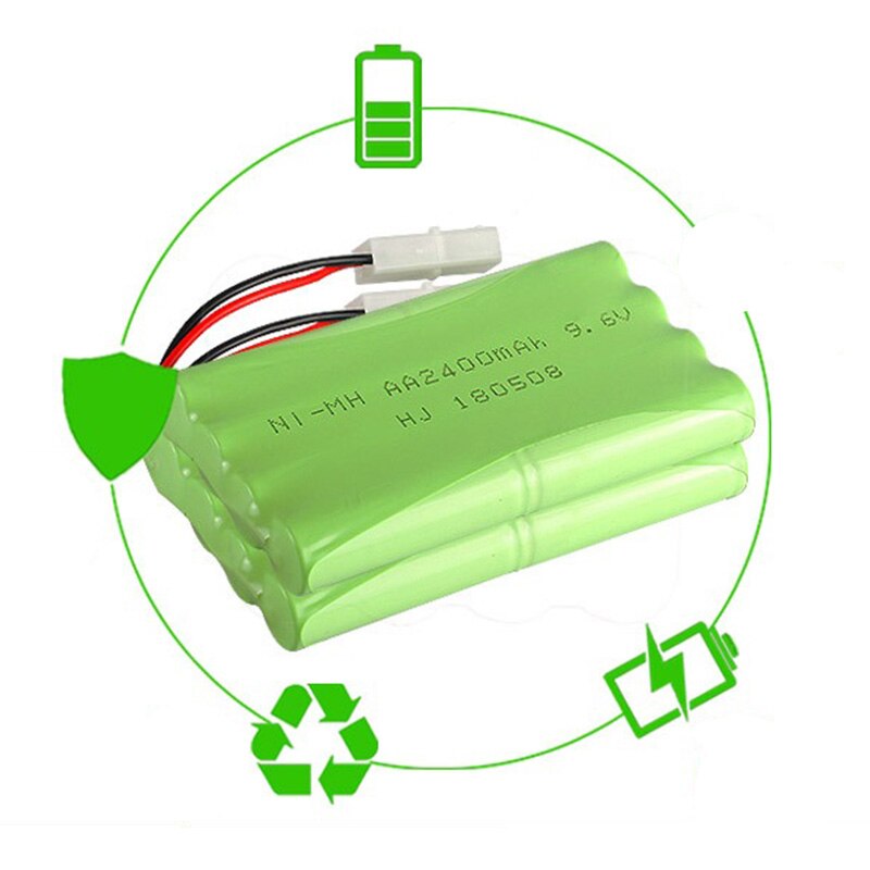 9.6V Ni-MH 2400MAh Remote Control Toy Electric Lighting AA Battery Group