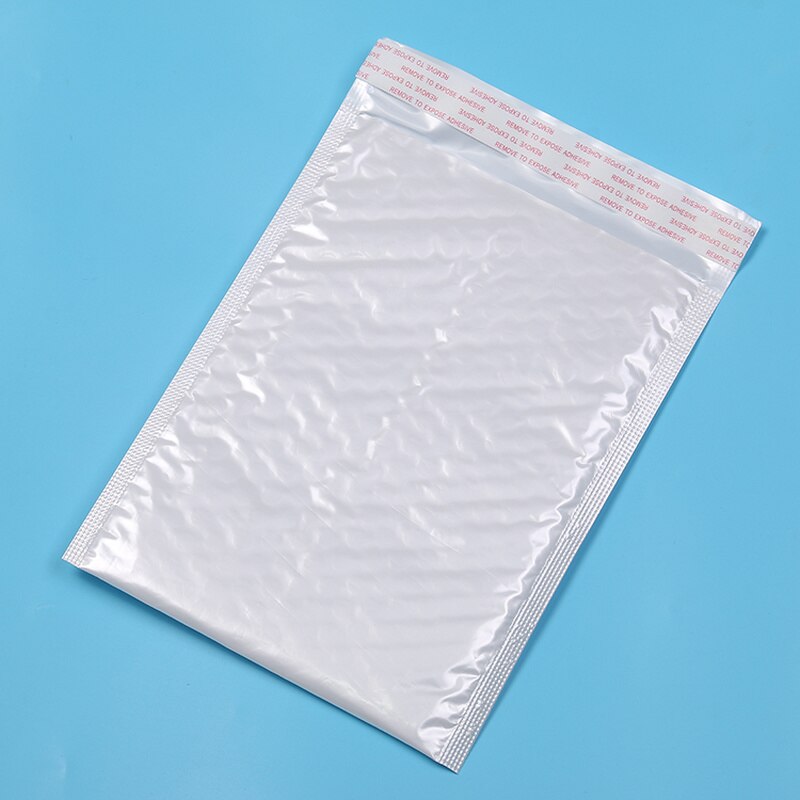 10pc kuvertposer af hvid skumplast, polstrede kuverter med bobleforsendelsespose indpakningsposer 11*11cm