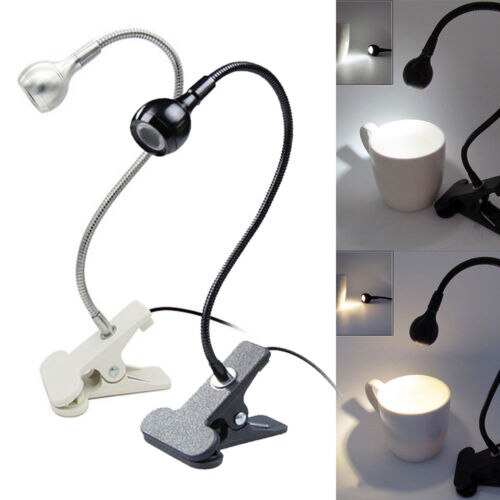 Draagbare Praktische USB Oplaadbare LED Licht Modieuze Dimbare Clip-On Desk Tafel Leesboek Lamp