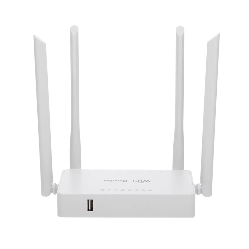 We1626 trådløs router 2.4g 300 mbps wifi router 5 porte router med 4 eksterne antenner