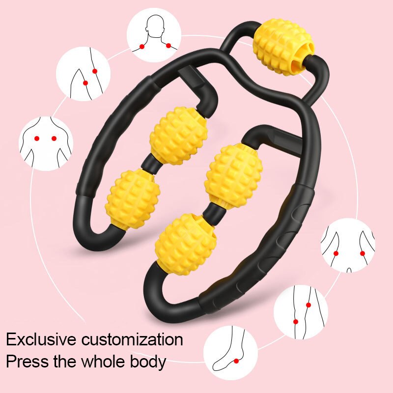 Muscle Roller Trigger Point Massage Roller Relieve Muscle Soreness Muscle Massage Tool for Calves, Leg, Arms, Tennis Elbow