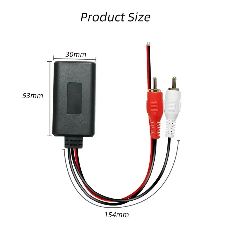 Auto Universele Draadloze Bluetooth Module Muziek Adapter Rca Aux Audio Kabel Auto Universele Draadloze Bluetooth Module Muziek
