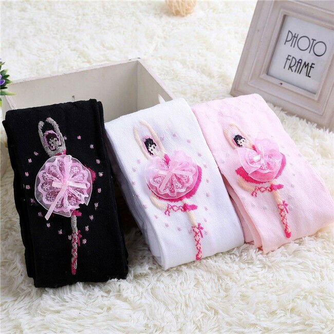 Imcute Baby Cute Baby Kids Girl Cotton Flower Tights Socks Stockings Pants Hosiery Pantyhose