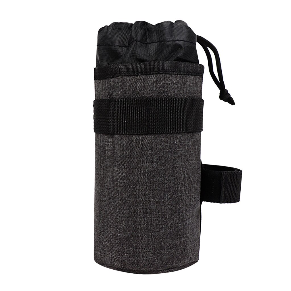 Cycling MTB Road Bike Bottle Cage Handlebar Stem Bag Water Bottle Gear Holder Bikepacking bicycle accessories Handlebar bottle: BK