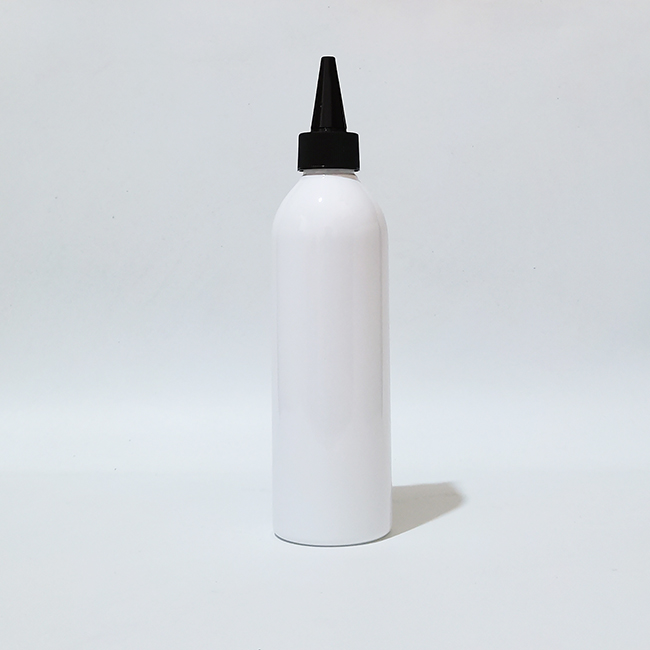 30 x 100ml 150ml 200ml 250ml lege witte plastic flessen, pet-flessen met puntige dop voor huidverzorgingscrème, shampoo-gelflessen