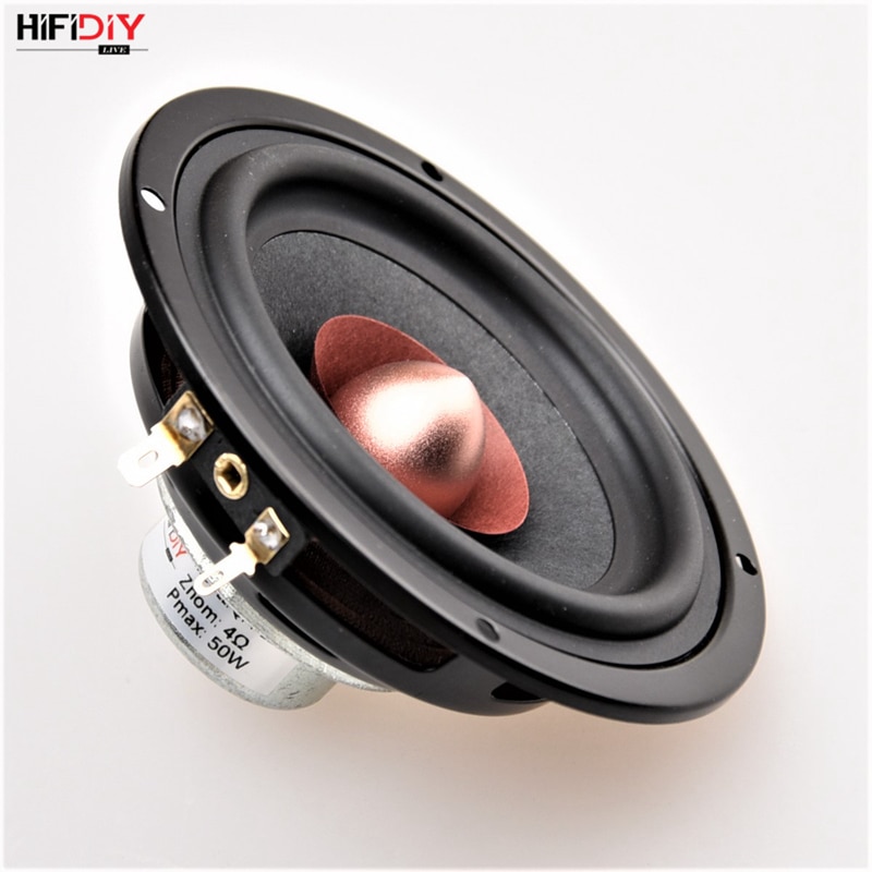 HIFIDIY LIVE Hi-Fi 4.5 inch DIY Volledige frequentie luidspreker unit 4 8OHM 50 w Neodymium magnetische Hoge Alto bass luidspreker QF4-116NS