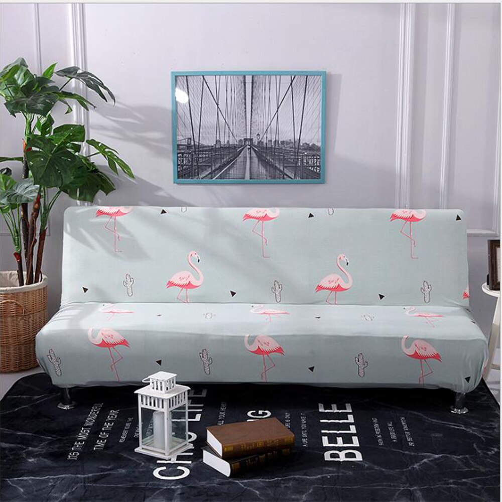 Universele bankhoes woonkamer schattig dierenpatroon bankhoes elastische hoezen voor 160cm to 190cm banken zonder armleuningen: D