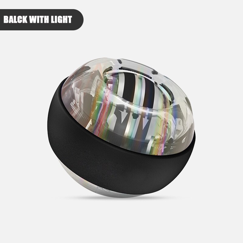 Self-starting centrifugal wrist ball arm strength handshake Wanli wrist exercise fitness equipment mute dazzling: Chocolate