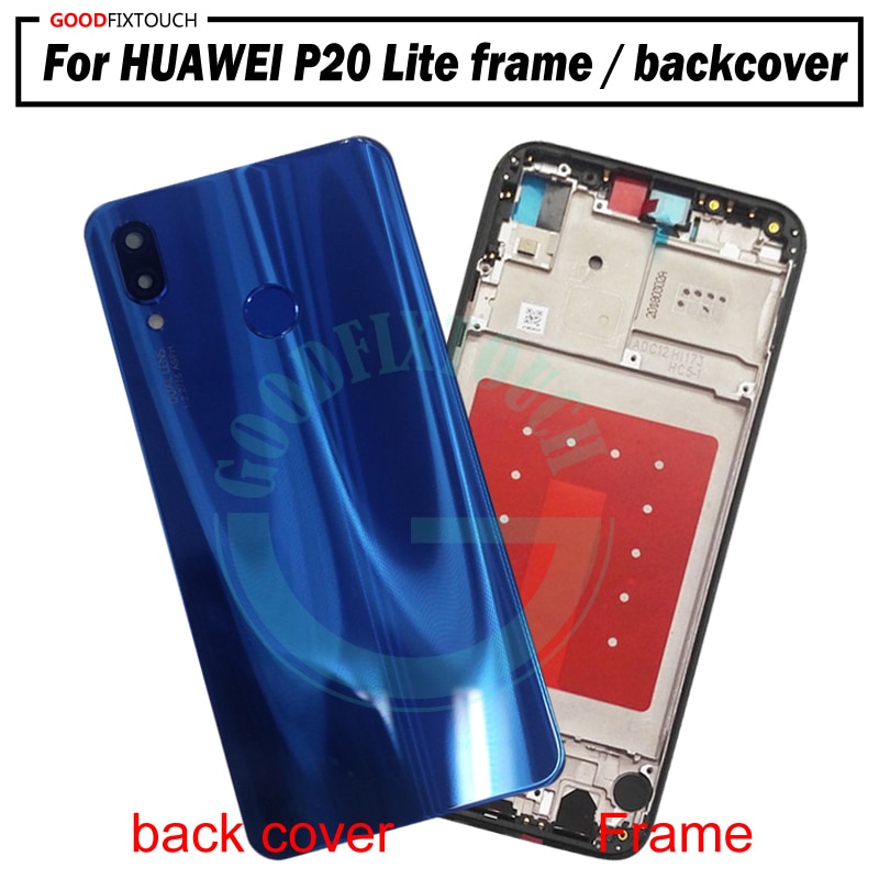 100% Getest OK 5.84 "Voor Huawei P20 lite Lcd-scherm + Touch Panel Digitizer Vergadering met frame Voor huawei P20lite lcd