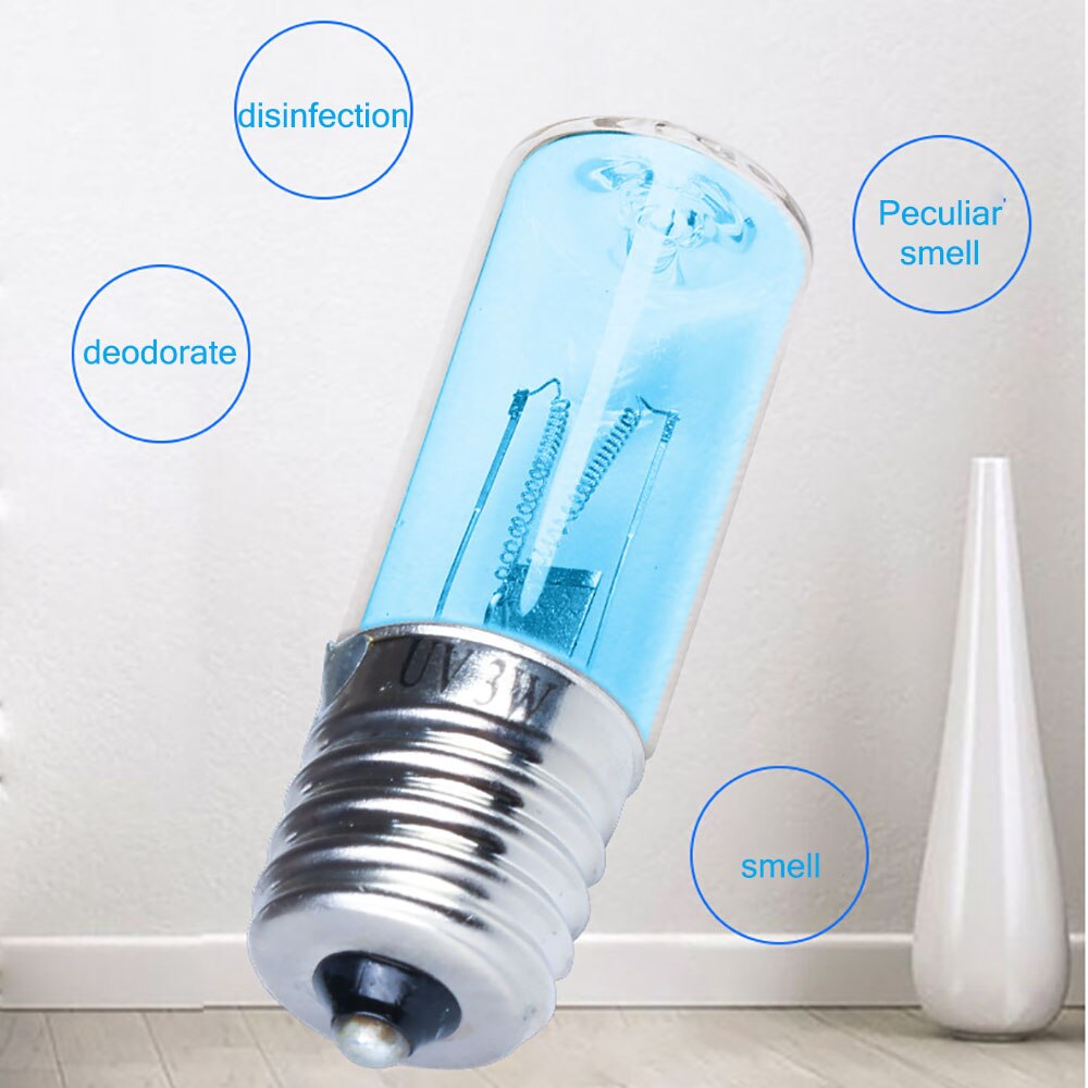 Lámpara Ultravioleta germicida UV de 3W y 10V, Bombilla de repuesto de UV-C, esterilizador, lámpara esterilizadora de cuarzo y ozono