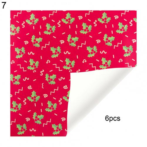 Bibułka prezentowa drukowane papiery rzemieślnicze kolorowy świąteczny doskonały papier pakowy w jasnym kolorze: 7