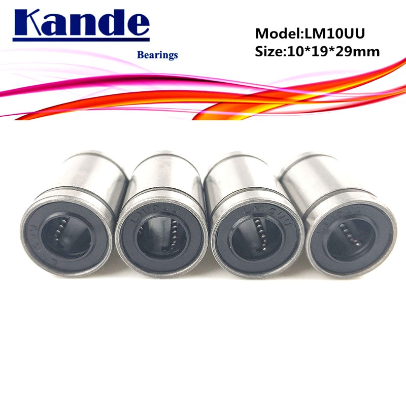 Lm10uu 1pc lm10 linjära lager 10 x 19 x 29 mm lm10 uu för 3d skrivare linjära lager  sm10uu