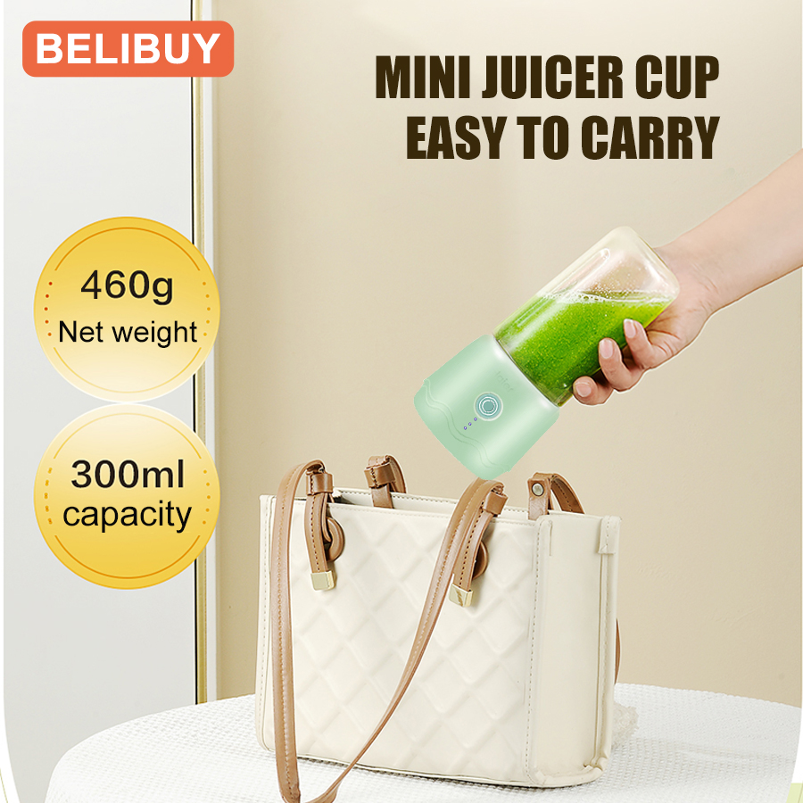 BELIBUY licuadora portátil exprimidor máquina de procesamiento de alimentos fruta vegetal leche licuadora cocina exprimidor taza electrodomésticos de cocina